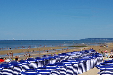 Les cabines de plage de Cabourg